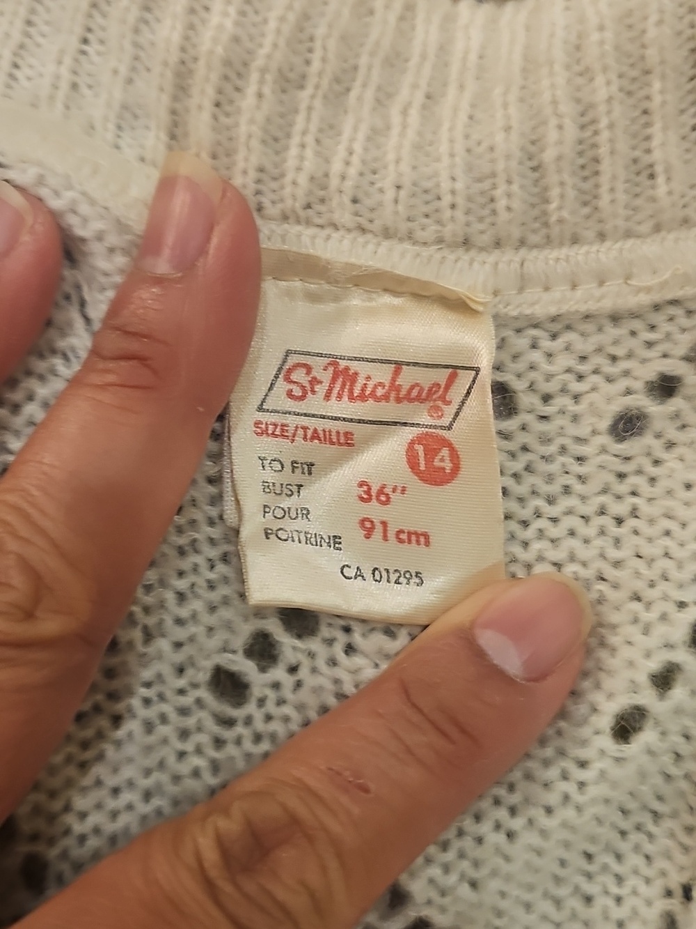 Vintage Marks And Spencer Knit Cardigan - Picture 2 of 8